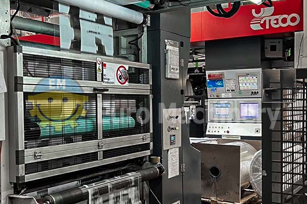 Impressora flexográfica CI em segunda mão da Uteco